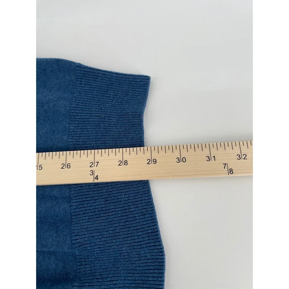 Banana‎ Republic Colorblock Sweater Mens Large Blue Grey 100% Cotton Preppy